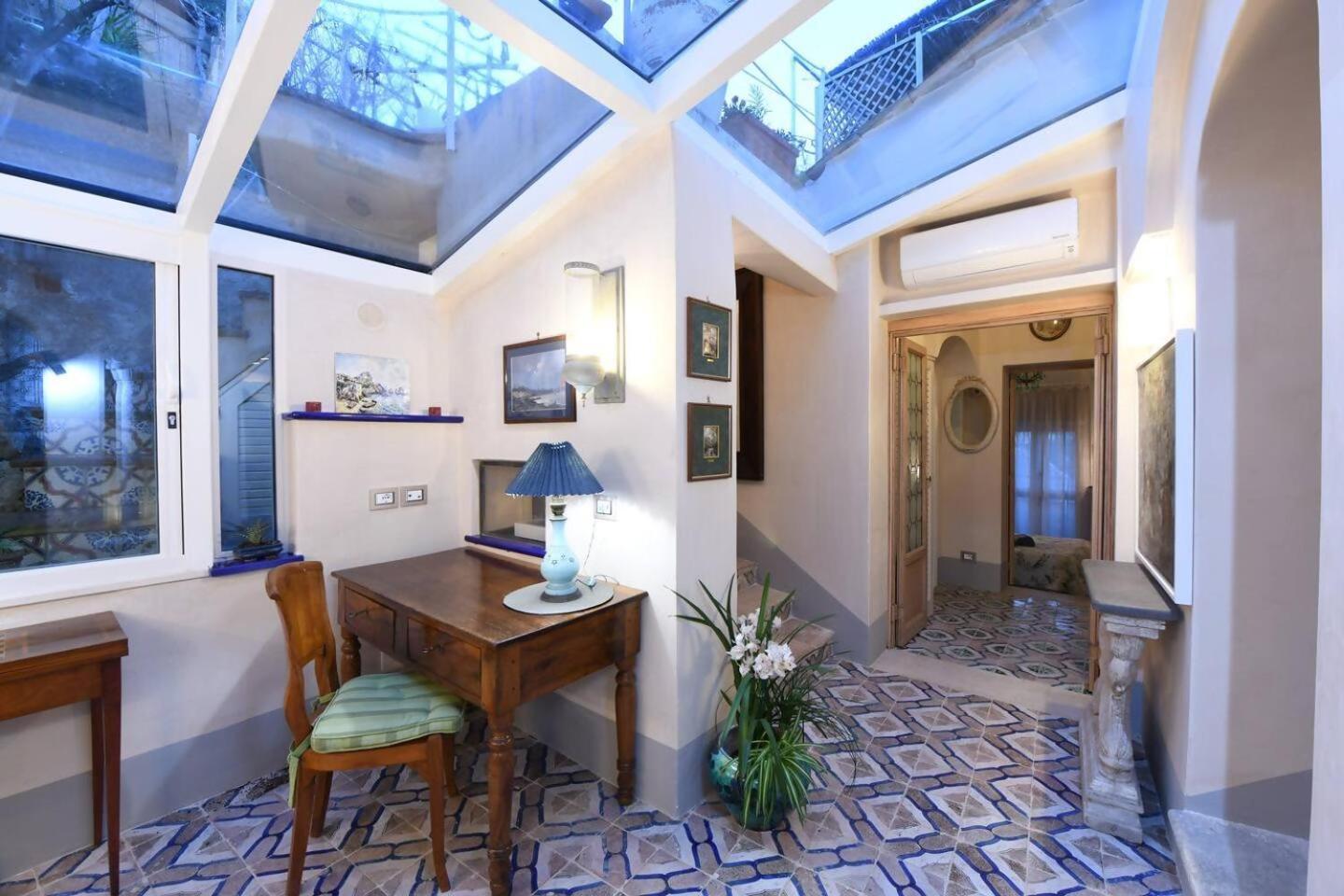 Perla Nel Blu Villa Affacciata Sul Mare Conca dei Marini Buitenkant foto