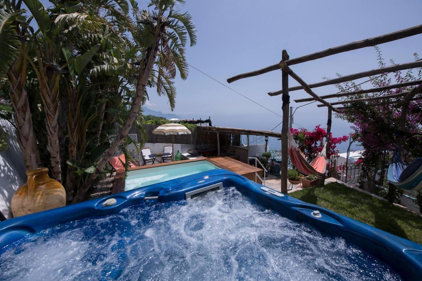 Perla Nel Blu Villa Affacciata Sul Mare Conca dei Marini Buitenkant foto